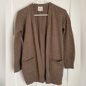 Brown cardigan